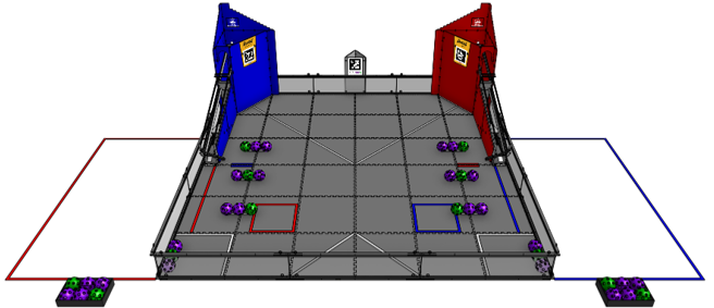 CAD image of DECODE field in perspective view. 