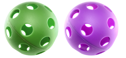 Photo of green and purple ARTIFACTS.